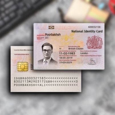 آیدی کارت انگلیس
