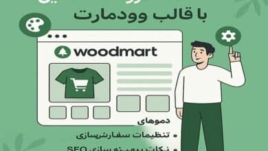 ساخت فروشگاه آنلاین با قالب وودمارت وردپرس باران