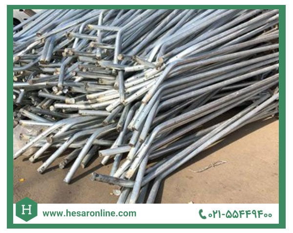 پایه توری حصاری گالوانیزه