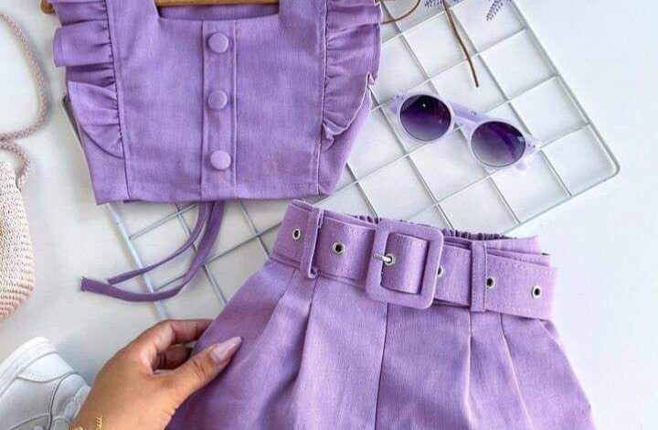 کراپ دخترانه اسپرت