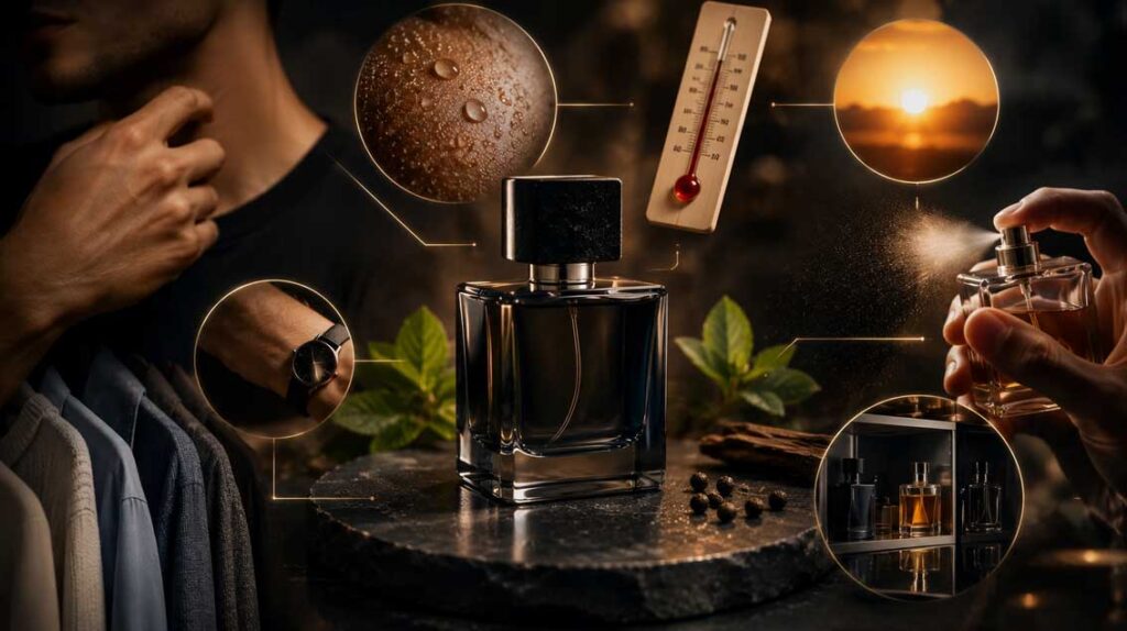 دلایل ماندگاری عطر