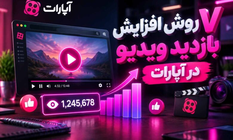 بازدید ویدیو در آپارات